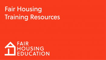 Fair Housing Training Resources